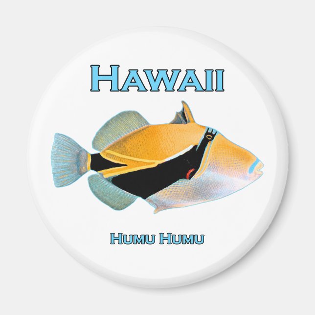 Hawaii Humu Humu Fish Magnet (Framsidan)