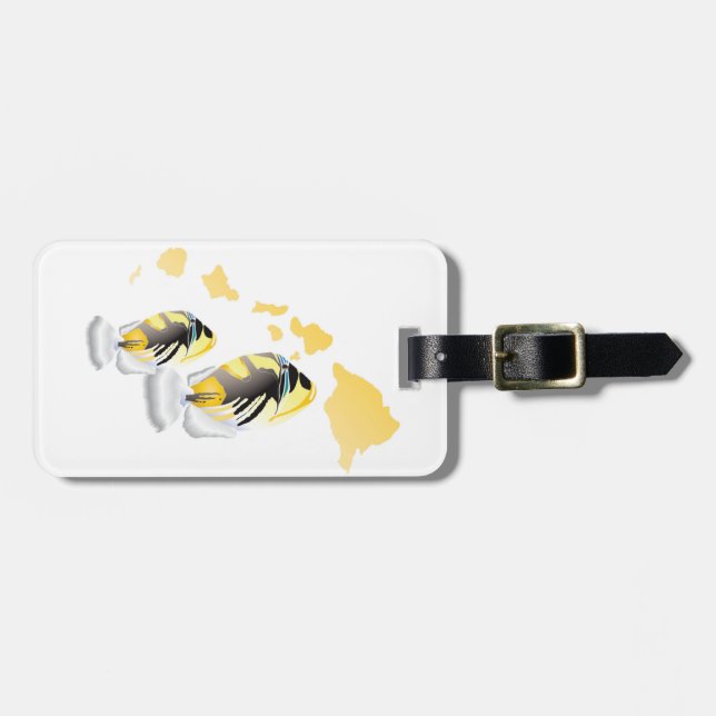 Hawaii Humuhumunukunukunukuapua'a Bagagebricka (Horisontell Framsida)