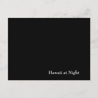 Hawaii i Night Vykort