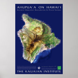 Hawaii Island Ahupuaa Poster