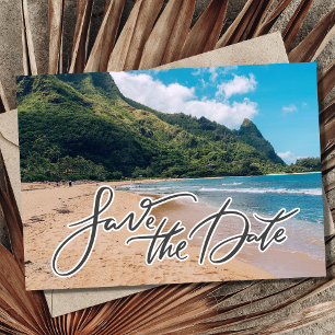 Hawaii Island Destination Wedding Photo Spara Datumet
