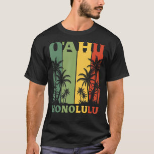 Hawaii Island Handflatan Oahu Honolulu Hawaiian T Shirt