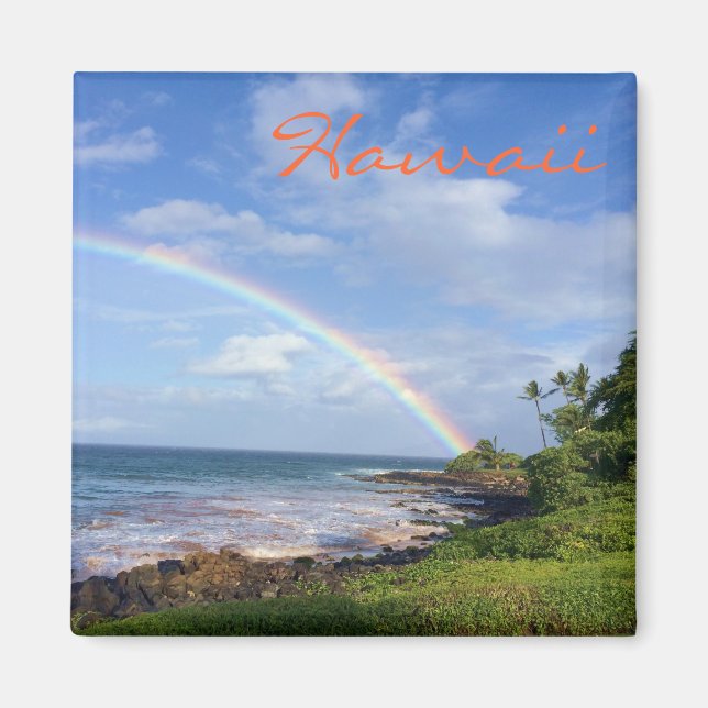 Hawaii Island Rainbow Magnet (Framsidan)
