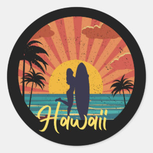 Hawaii Island Runt Klistermärke