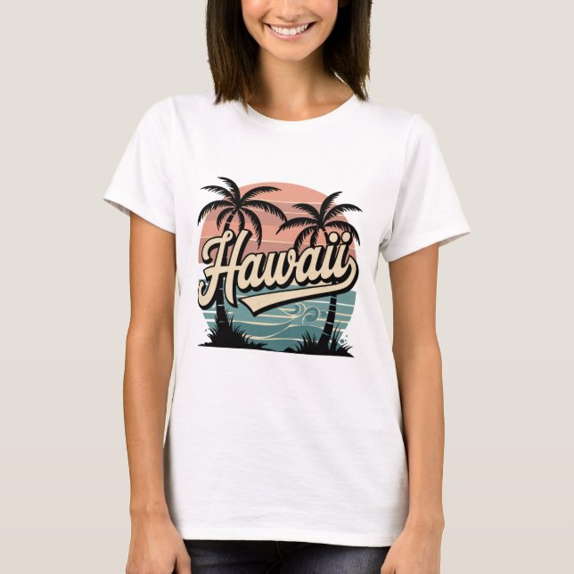 Hawaii Island T Shirt (Framsida)