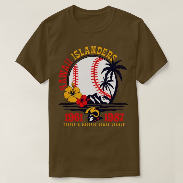 Hawaii Islanders T Shirt (Design framsida)