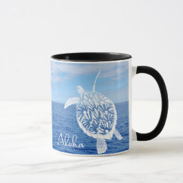 Hawaii Islands Aloha Turtle Mugg