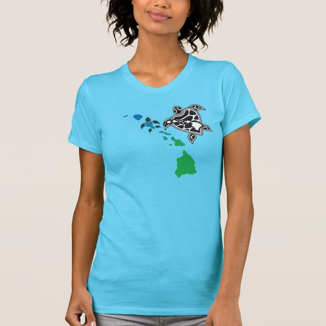 Hawaii Islands - Hawaii Turtle Tröja (Framsida)
