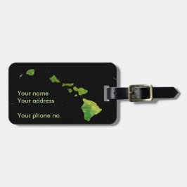 Hawaii Islands resgage Tag Bagagebricka