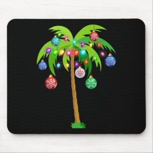 Hawaii jul Handflatan Träd Tropical Julafton Cocon Musmatta
