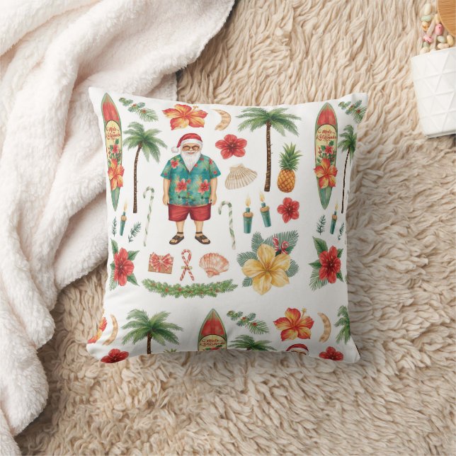 Hawaii jul tema med Tomte Kudde (Filt)