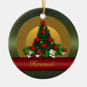 Hawaii julgranprydnad julgransprydnad keramik