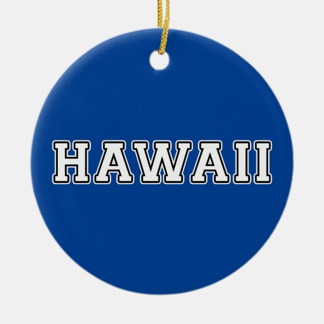 Hawaii Julgransprydnad Keramik (Framsidan)
