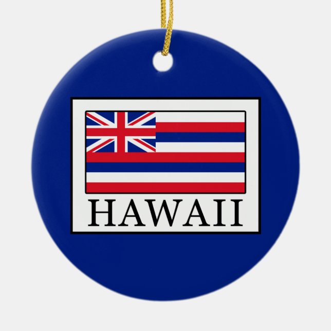 Hawaii Julgransprydnad Keramik (Framsidan)