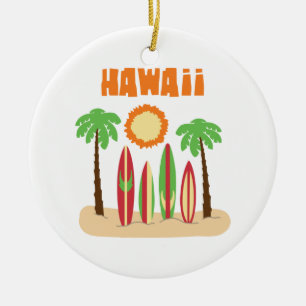 Hawaii Julgransprydnad Keramik