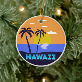 Hawaii Julgransprydnad Keramik