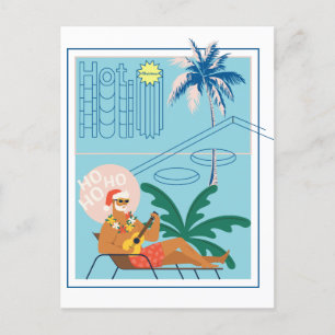 Hawaii-jultomten Travel Tropical Beach Helg Vykort