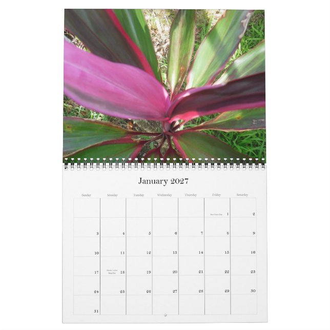 Hawaii kalender 2010 (Jan 2027)