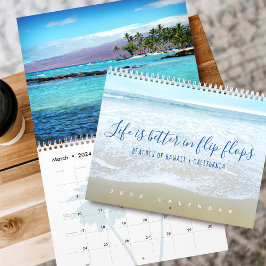 Hawaii, Kalifornien "Life in Flinflip flops" Kalender