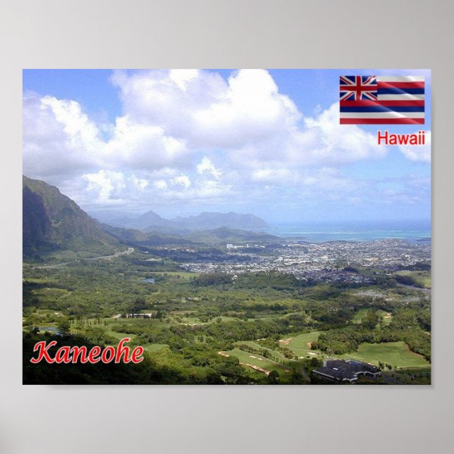 Hawaii - Kaneohe - Poster (Framsidan)