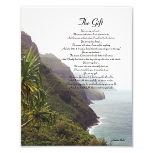 Hawaii kärlekdikt fototryck