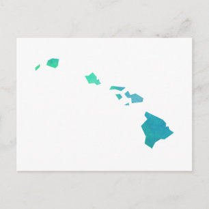 Hawaii Karta Vykort