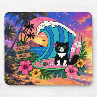 Hawaii Katter och Surfbrädor Musmatta