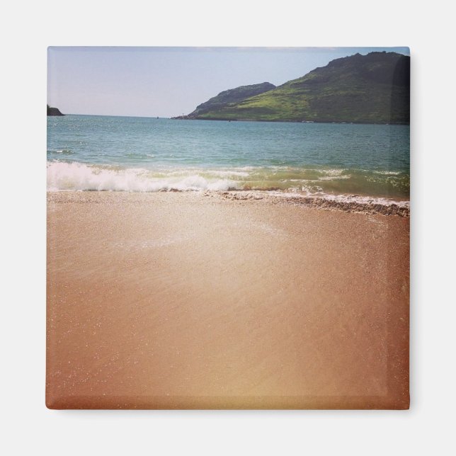 Hawaii Kauai Beach Ocean Photography Magnet (Framsidan)