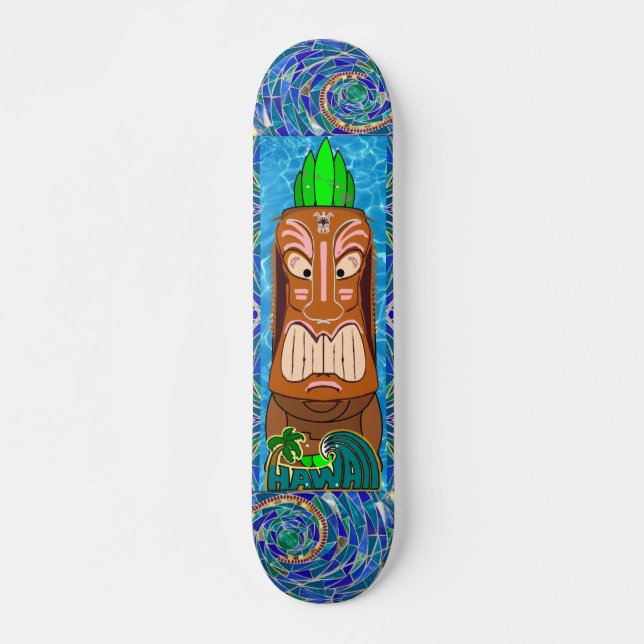 Hawaii kickTide Skateboard Bräda 20,5 Cm (Framsida)