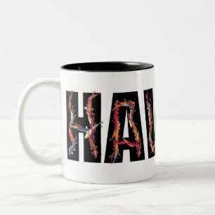 Hawaii koi mörk kaffe mugg