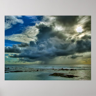 Hawaii Kona Kusten Squall Poster