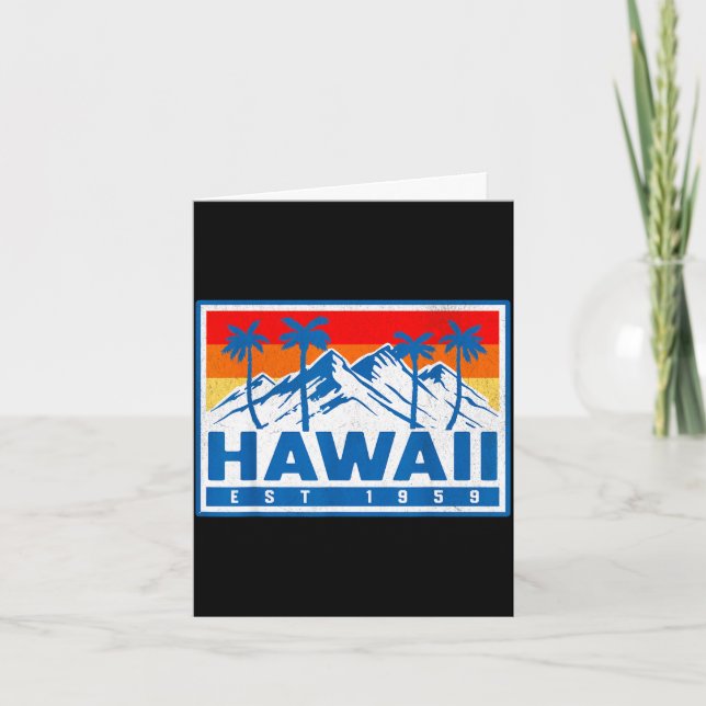 Hawaii  kort (Framsida)