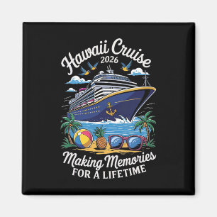 Hawaii-kryssning 2026 Semesterresa Matchande famil Magnet