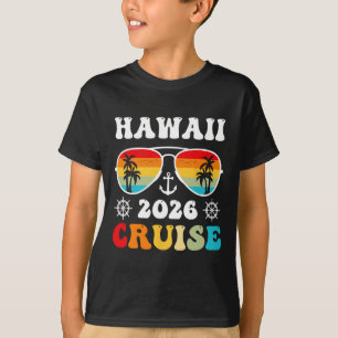 Hawaii-kryssning 2026 Semesterresa Matchande famil T Shirt