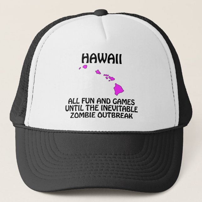 Hawaii - Kul och lekar tills zombieutbrottet Keps (Framsida)