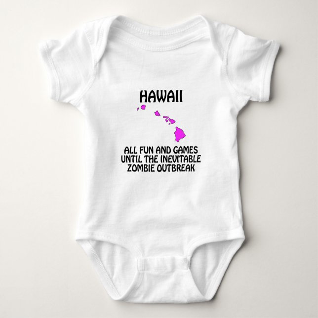 Hawaii - Kul och lekar tills zombieutbrottet Tee (Framsida)