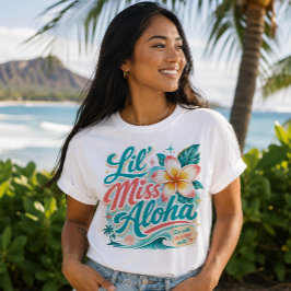 Hawaii kultur - Lil Miss Aloha T Shirt