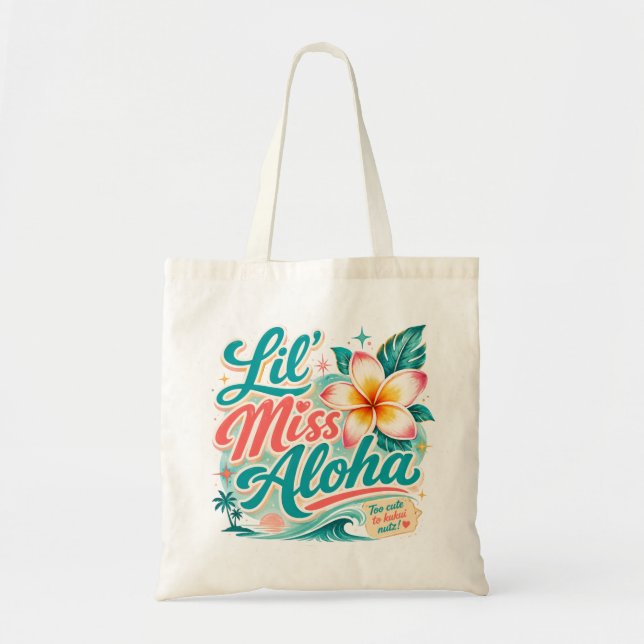 Hawaii kultur - Lil Miss Aloha Tygkasse (Framsidan)