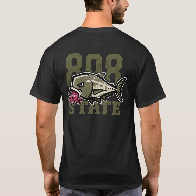 Hawaii kultur - ulua 808 t shirt (Baksida)