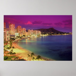Hawaii Kusten Poster