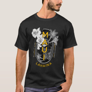 Hawaii Lahaina Blommigt Maui T Shirt