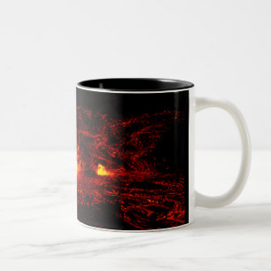 Hawaii Lava-flöde Två-Tonad Mugg