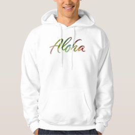 Hawai'i Lettering Calligraphy - Aloha Hawaii Hoodie