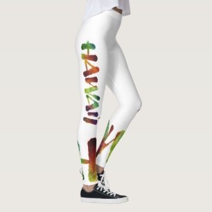 Hawai'i Lettering Calligraphy - Aloha Hawaii Leggings