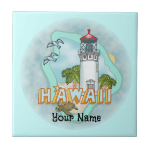 Hawaii Lighthouse-panel Kakelplatta