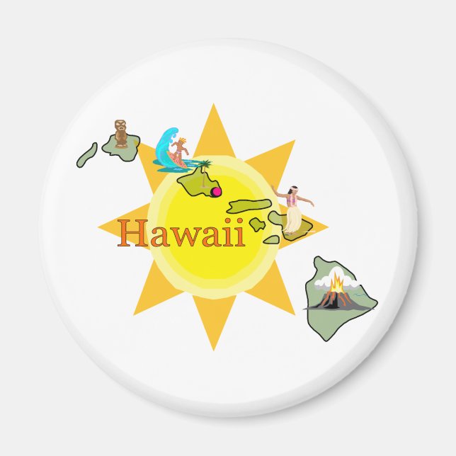 Hawaii Magnet (Framsidan)
