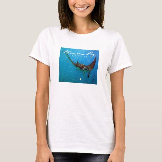 Hawaii Manta Rays T Shirt (Framsida)
