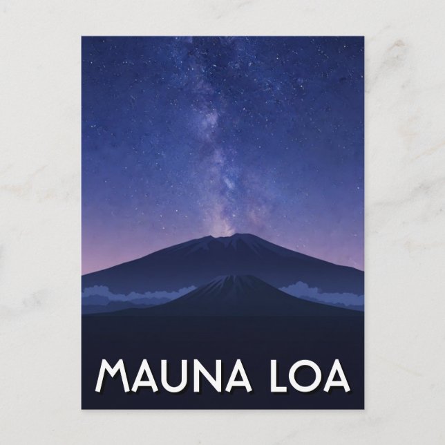 Hawaii Mauna Loa Resor Vykort (Framsida)