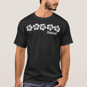 Hawaii med Hawaiian Hibiscus Flowers T Shirt