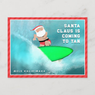 Hawaii Mele Kalikimaka julvykort Helg Vykort